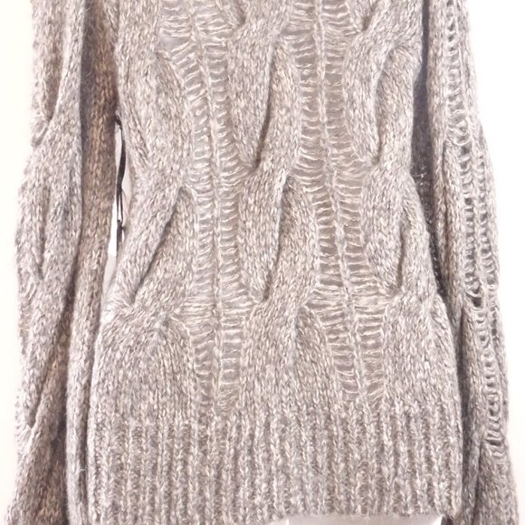 Nanette Lepore  Nanette  Blue Orange Floral Long Bell Sleeve Lace Top Sz S - Picture 10 of 15